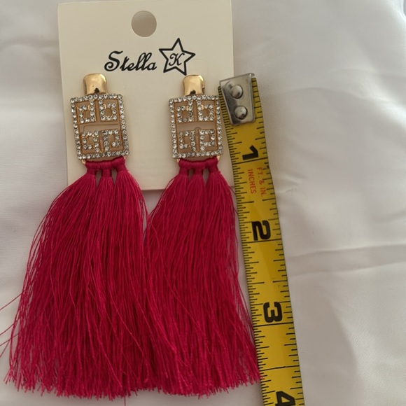 Rhinestone Accent Earrings for Pierced Ears - Picture 4 of 4